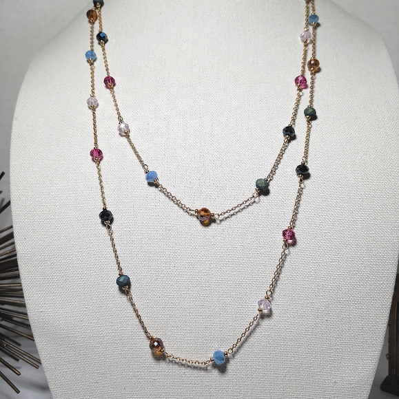 Van Heusen Jewelry - 🔥NWT🔥 Van Heusen Double Layered Gold Toned Necklace